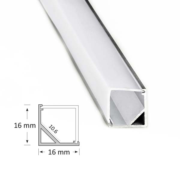 Corner Extrusion with Angled Diffuser, 005