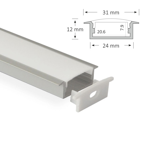 LED Low Profile Extrusion, 013-R