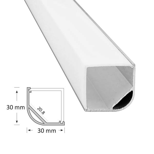 Corner Extrusion with Angled Diffuser, 015