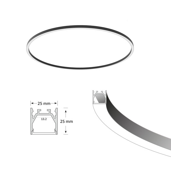 ORBIT Slim Circular Pendant Light, D900mm