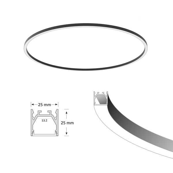 ORBIT Slim Circular Pendant Light, D1270mm